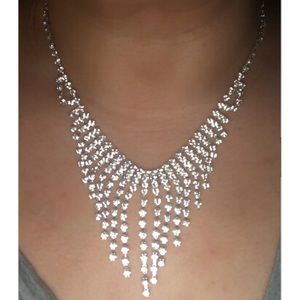 Exquisite Bridal Rhinestone Necklace